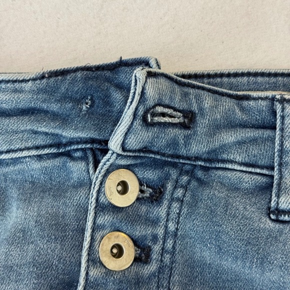 Pilcro and the Letterpress Anthropologie High Rise Skinny Bootcut Jeans Blue 26 - Picture 11 of 12